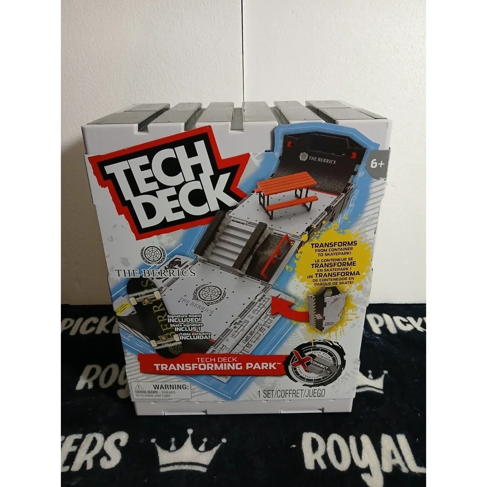 TECH DECK X-Connect The Berrics Transforming Park Create Your Own Skatepark New